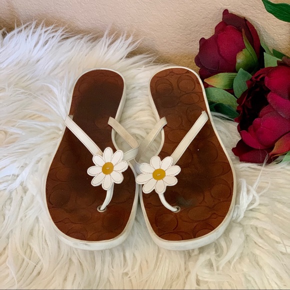 Coach Shoes - Coach Debbi flip flops Sz 11